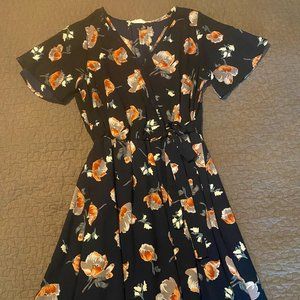 Sienna Sky Navy Floral Dress